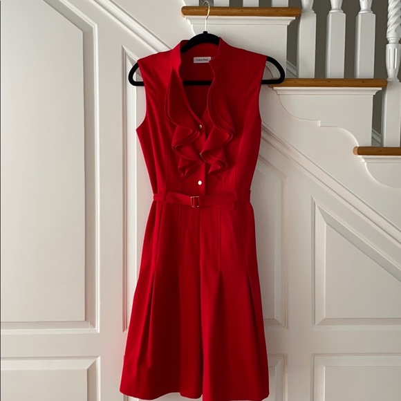 Calvin Klein NWOT A- Line Dress - Picture 1 of 3